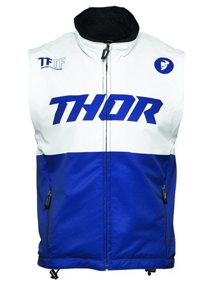 Thor Vest S21 MX Warmup L Navy White Large