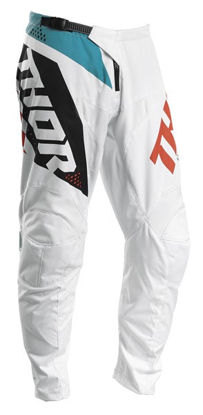 Thor Pants Sector Blade Wh Aq Pant S20 White Aqua 30 inch   30" Waist