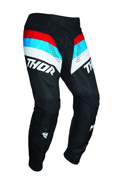 Thor Pant MX Pulse Racer 42 S21 Black Red Blue inch   42" Waist