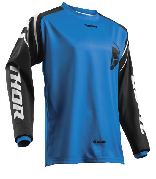 Thor Jersey S18 Sector Zone L Blue Large