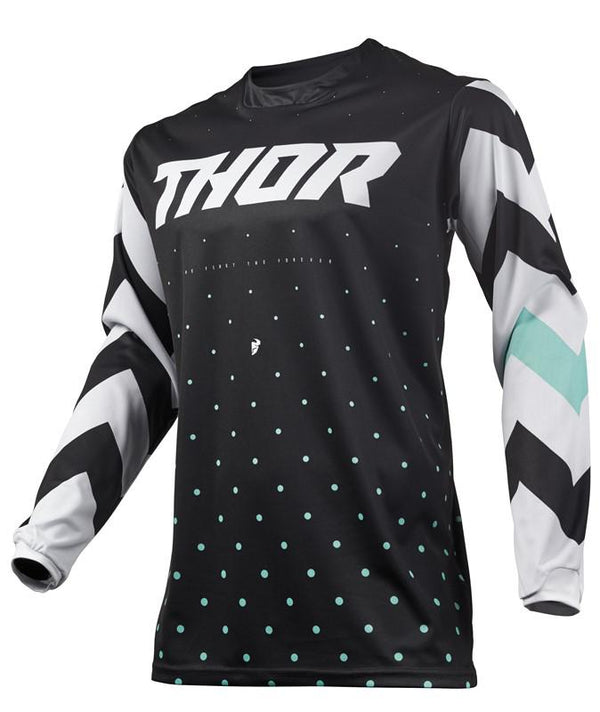 Thor Jersey S19Y Stunner Bk Wh 2XS