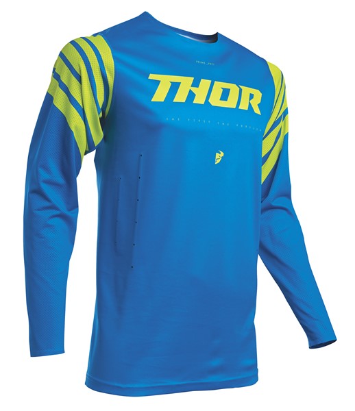 Thor Jersey Prime Pro Strut L S20 Electric Blue Acid Large