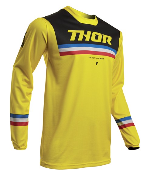 Thor Jersey Pulse Pinner L S20 Yellow Black Large