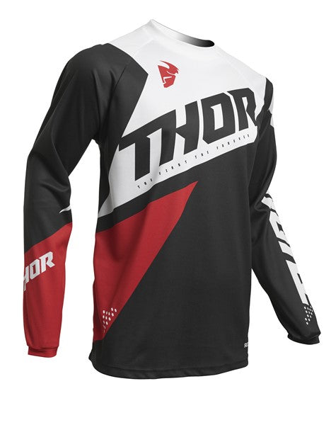 Thor Jersey Mx Sector Blade S20 Charcoal Red Large