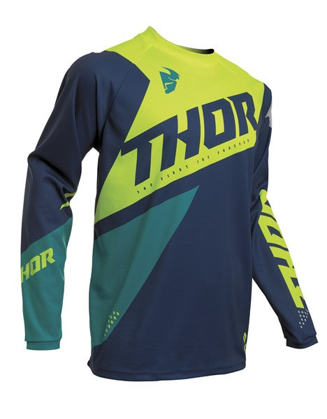 Thor Jersey Sector Blade L S20 Mx Navy Acid Large