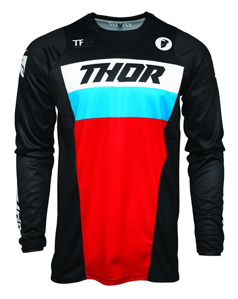 Thor Jersey Mx Pulse Racer S21 Black Red Blue 3XL