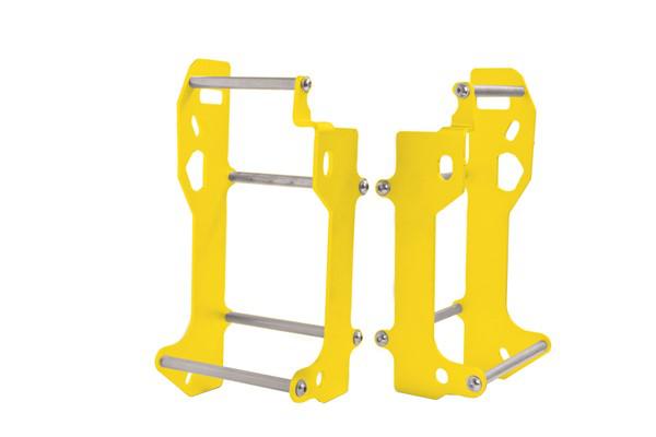 Crosspro Radiator Brace Crosspro. Made in Europe. YELLOW. Suzuki RMZ250 10-18.