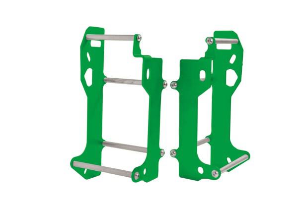 Crosspro Radiator Guards Made in Europe. GREEN. Kawasaki KX450F 10-11