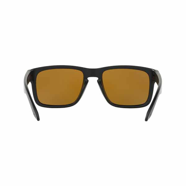 OA-OO9102-D755 - Oakley Holbrook polarised sunglasses in Matte Black frame with Prizm Tungsten Polarised lens