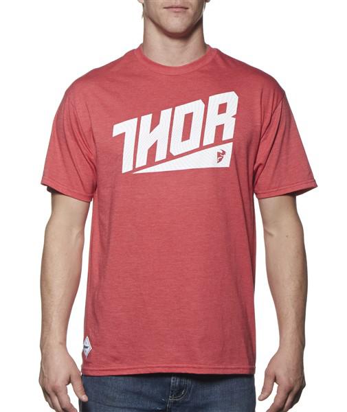 Thor Tee T Shirt Short Sleeve Ascend Red MD Heather MEDIUM