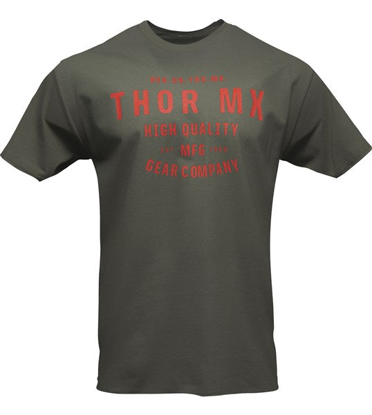 Thor Tee T Shirt MX Crafted XL Surplus Green XLarge