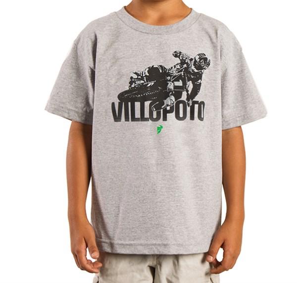 Thor Tee T Shirt Yth Villopoto Grey Youth Heather Medium