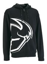 Thor Hoody Zip Split Black XL