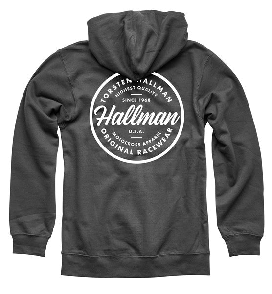 Thor Hoody MX Hallman 2XL Traditions Zip Up Charcoal