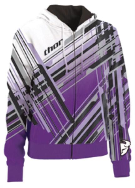 Thor Hoody zip Stix Womens Pur Purple Small