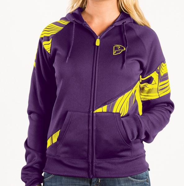 Thor Hoody Whirl Purple Womens Medium