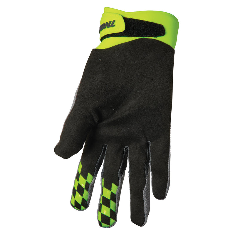 Thor Mx Glove S22 Draft Grey/Acid Small ##