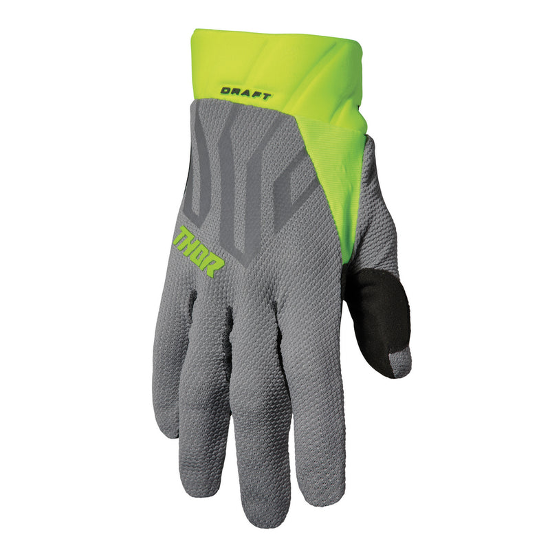 Thor Mx Glove S22 Draft Grey/Acid Small ##