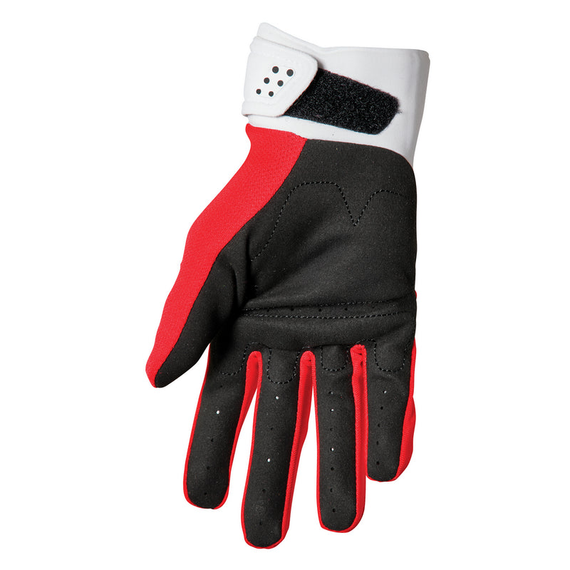 Thor Mx Glove S22 Spectrum Red/White Small ##