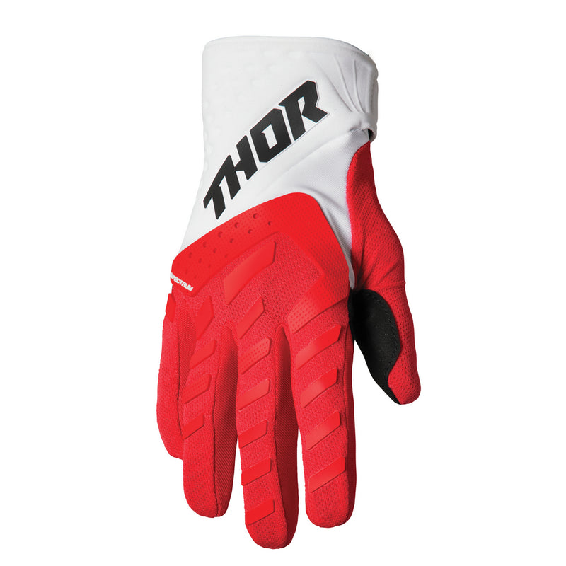 Thor Mx Glove S22 Spectrum Youth Red/White Medium ##