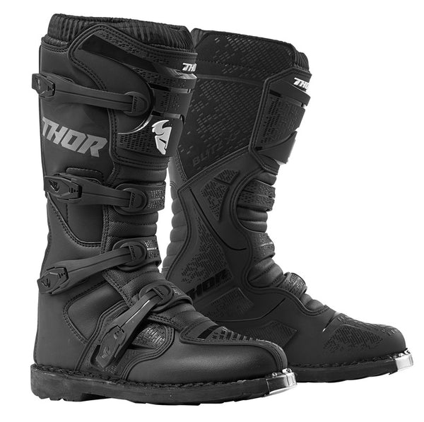 Thor Mx Boots Blitz Xp Atv Commando Treaded Sole Black Size 8