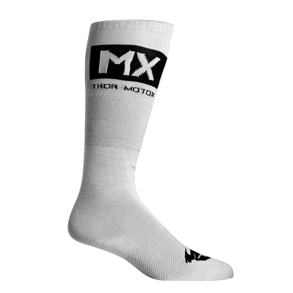 Thor Mx Socks S22 Cool Grey/Black Size 6-9