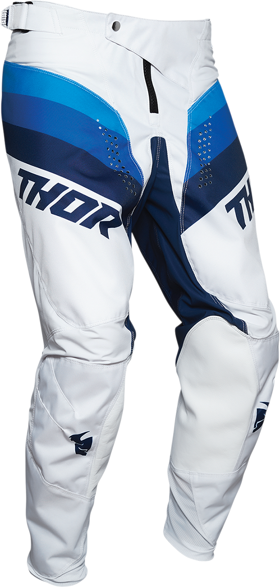 Thor Pant MX Pulse Racer 36 S21 White Navy inch   36" Waist