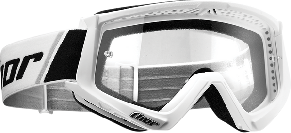 Thor Goggle Combat White Black