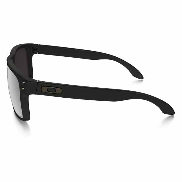 OA-OO9102-D655 - Oakley Holbrook polarised sunglasses in Matte Black frame with Prizm Black Polarised lens