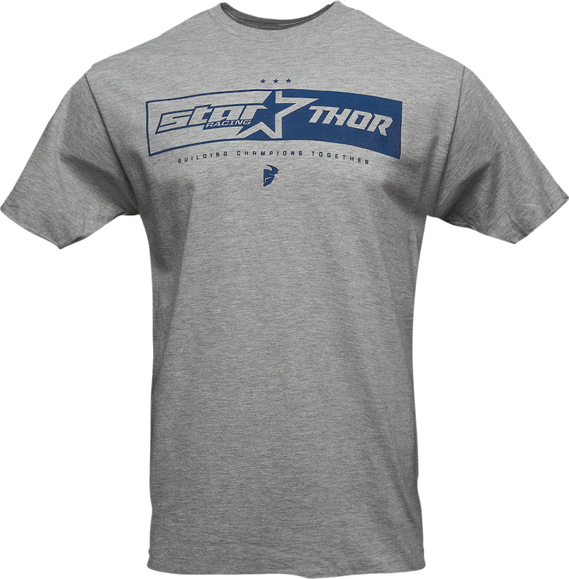 Thor Tee T Shirt Star Racing XL MX Unite Heather Grey XLarge