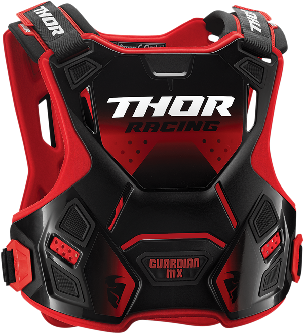 Thor Guardian Roost Chest Protector Black Red Size Youth Small / Medium