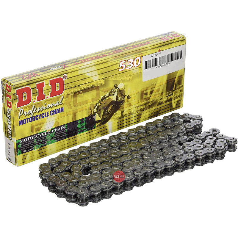 DID VX Pro Street X-Ring Chain 530VX x 106ZB solid bush rivet link