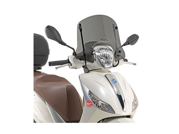 Givi Screen Piaggio Medley 125-150 '16-> Smoke 22x44cm (need A5606A) 5612S