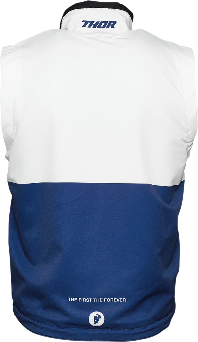 Thor Vest S21 MX Warmup L Navy White Large