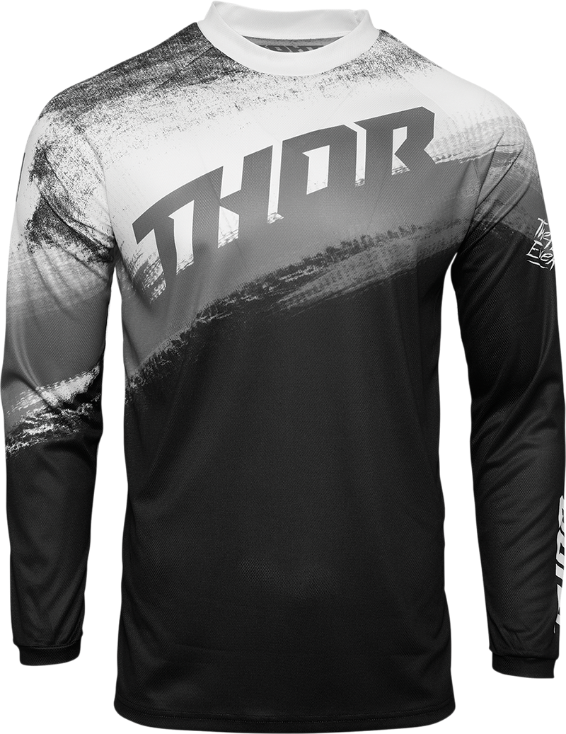 Thor Jersey Mx Sector Vapor S S21 Black White Small