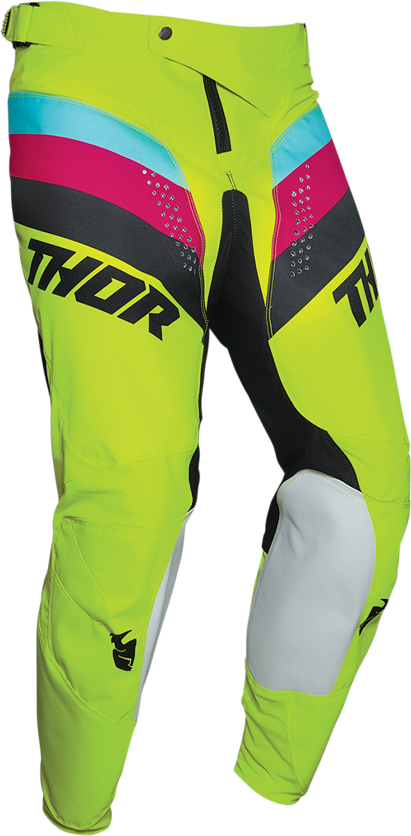 Thor Pant MX Pulse Racer 28 S21 Acid Black inch   28" Waist