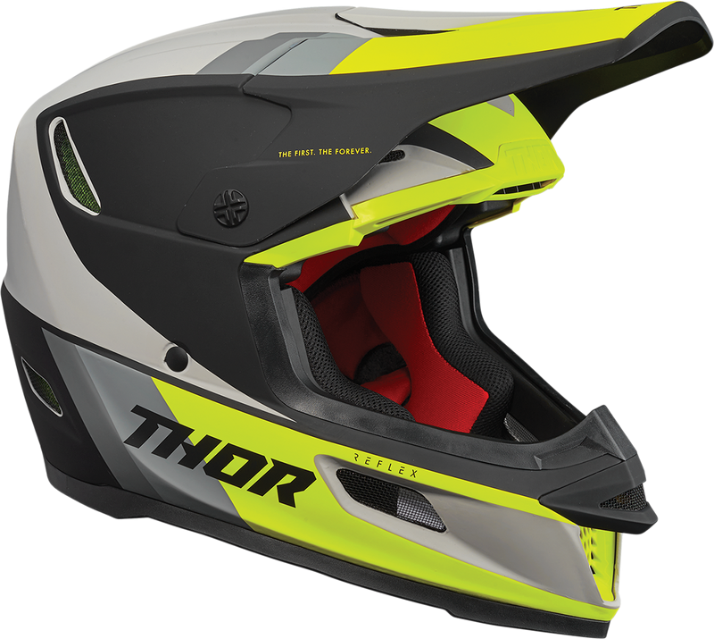 Thor Helmet MX Reflex Apex S21 Acid Grey Size Small 55 56cm