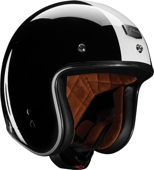 Thor Hallman McCoy Black White Open Face Helmet Size 2XL 64cm