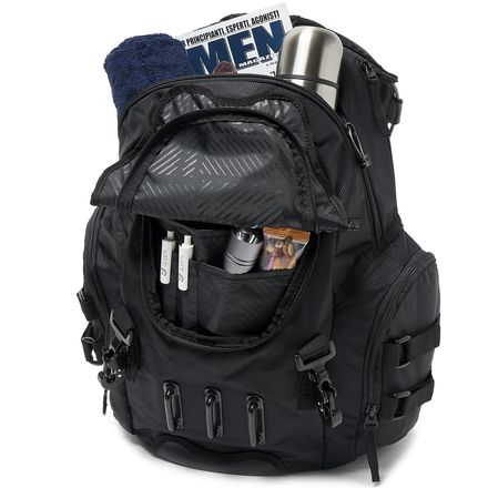 Bathroom sink outlet backpack