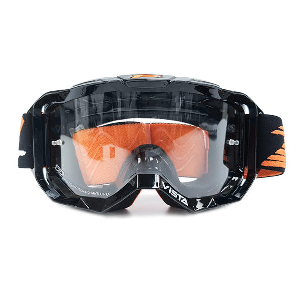 Progrip PG3303 Goggle Black/orange Clear Lens