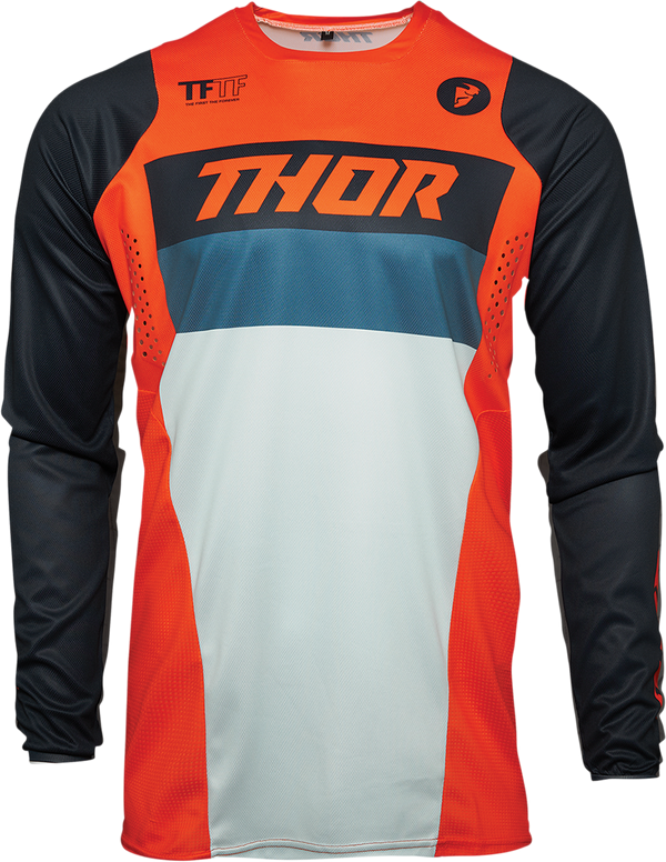 Thor Jersey Mx Pulse Racer M S21 Orange Midnight Medium