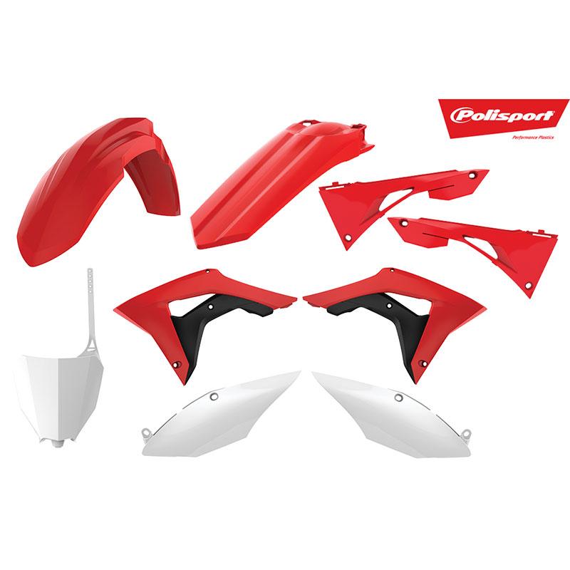 POLISPORT KIT HON CRF450R 17-19 / CRF250R 18- RED/WHT