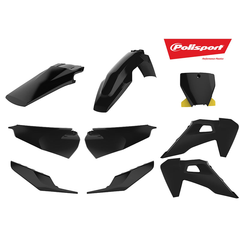 POLISPORT KIT HUSQ TC/FC 2019 BLK