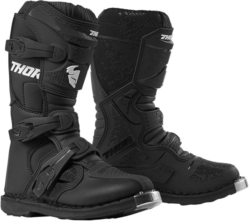 Thor S19Y Blitz XP Black 5 MX Boots Size EU 37 Youth