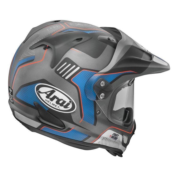 Arai XD-4 Adventure Helmet Vision Grey Blue Black Size XL 61cm 62cm