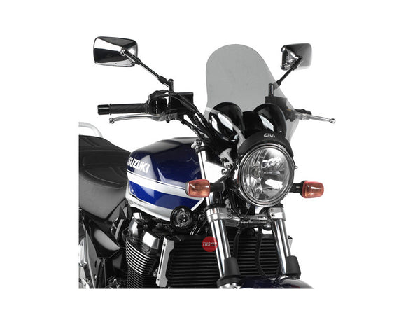 Givi Universal Screen Medium Smoked With Kit (specific Kits Also Avail) A210