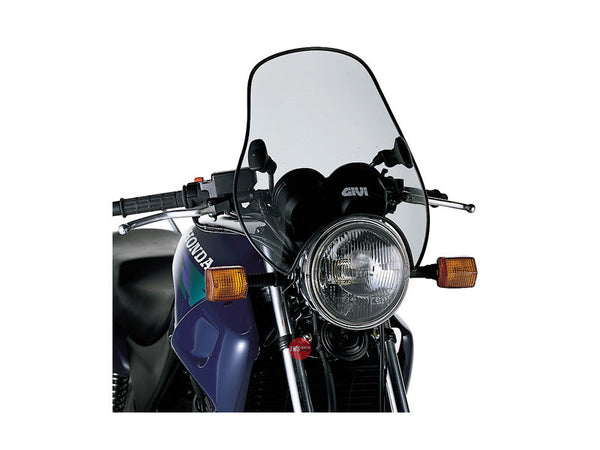 Givi Screen Universal With 2 Point Fitting Kit Smoked 37.7x44cm A603