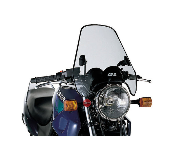 Givi Screen Universal With 2 Point Fitting Kit Smoked 37.9x44.5cm A604