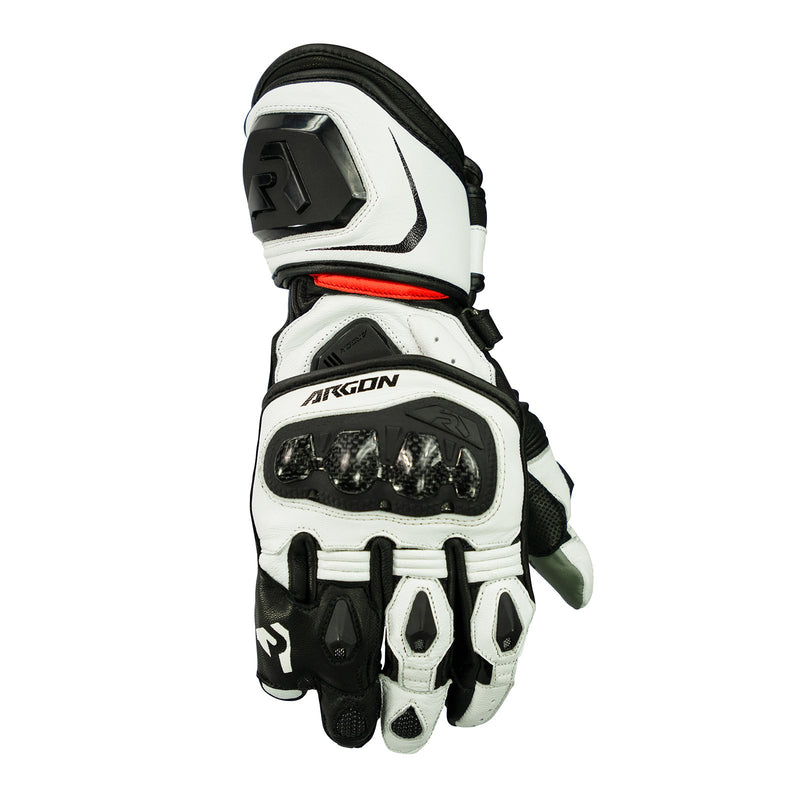 Argon Mission Road Gloves Stealth White Red Size Medium