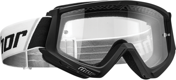 Thor Goggle MX Combat Black White